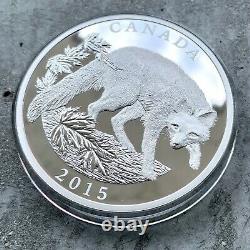 2015 Canada 1/2 Kilo. 9999 Fine Silver Coin $125 Grey Fox
