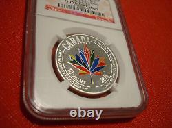 2015 Canada $10 Colorized FIFA Women's World Cup Silver Proof NGC PF70 UCAM