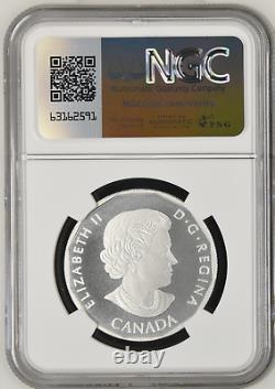 2015 Canada $10 DC Comics Supergirl Strength Ngc Pf70 Matte Silver Coin