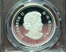 2015 Canada $20 Howling Wolf Colorized Silver Coin Pcgs Pr70 Dcam Pop=4