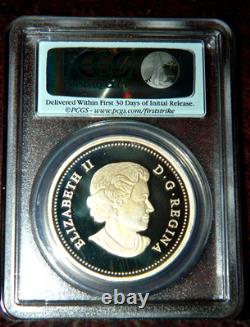 2015 Canada $20 North American Sportfish Largemouth Bass Pcgs Pr70 Dcam Fs +ogp