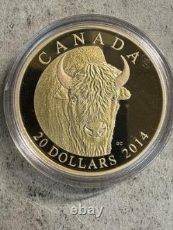 2015 Canada $20 The Bison. 999 Silver 1 oz, 3 Piece Set Gem Proof, OGP