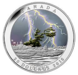 2015 Canada $20 Weather Phenomenon Summer Storm Ngc Pf70uc Coin Black Light