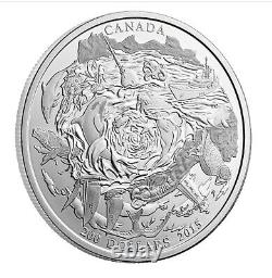 2015 Canada $200 99.99 Silver Coin Canadas Coastal Waters Matte Proof Rare
