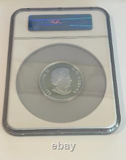 2015 Canada $200 Silver Rugged Mountains Matte Proof NGC PF-70 Population 2