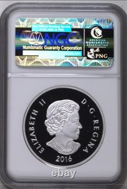 2015 Canada $5 Silver Maple Leaf with LUNAR GOAT PRIVY, Reverse Proof NGC PF70