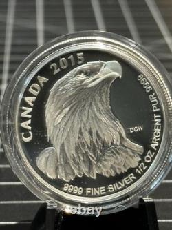 2015 Canada Bald Eagle Fractional Silver 1.85oz Proof Set