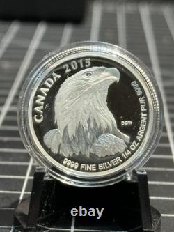 2015 Canada Bald Eagle Fractional Silver 1.85oz Proof Set