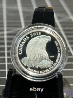 2015 Canada Bald Eagle Fractional Silver 1.85oz Proof Set