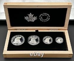 2015 Canada Fine Silver Fractional Set, Proof-Like Bald Eagle with BOX & COA