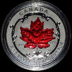 2015 Canada Fine Silver Fractional Set The Maple Leaf! 5 pc 0.9999 fine silver