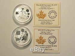 2015 Canada Looney Tunes 8 Coin Set Silver 99.99% #2501