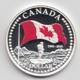 2015 Canada Proof Silver Dollar Canadian Flag 50th Anniversary Colour