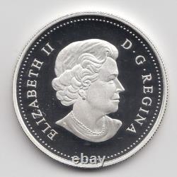 2015 Canada Proof Silver Dollar Canadian Flag 50th Anniversary Colour