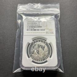 2015 Canada Proof Silver S$5 Moccasin Seller NGC PF69 $5 PR69 Coin