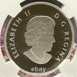 2015 Canada S$10.5 oz PF70UC Silver Coin Colorized Winter Scene 1 of 2 Mint