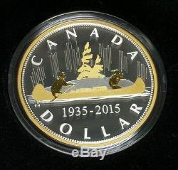 2015 Canada Voyageur Renewed Pure Silver Dollar 2 ounce Masters Club Exclusive
