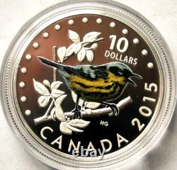 2015 Colorful Songbirds of Canada 1/2 oz $10 5-Coin Silver Proof Set