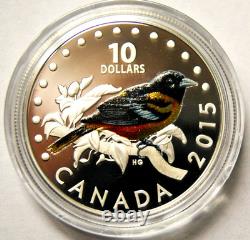 2015 Colorful Songbirds of Canada 1/2 oz $10 5-Coin Silver Proof Set