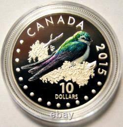 2015 Colorful Songbirds of Canada 1/2 oz $10 5-Coin Silver Proof Set