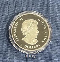 2015 Fine Silver Fractional Set, Proof-Like Bald Eagle Canadian Mint WithBOX/COA
