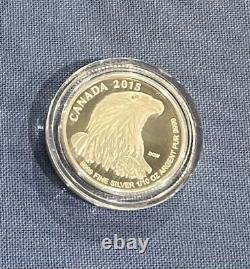 2015 Fine Silver Fractional Set, Proof-Like Bald Eagle Canadian Mint WithBOX/COA