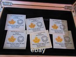 2015 NHL GOALIES 6 x Silver Proof Coin Set $10 Canada RCM