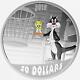 2015 Rcm 2 Oz Silver Proof Colored Coin, Looney Tunes Birds Anonymous Set
