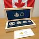 2015 Royal Canadian Mint Fine Silver Fractional Set Bald Eagle 4-Coin Set