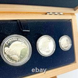 2015 Royal Canadian Mint Fine Silver Fractional Set Bald Eagle 4-Coin Set