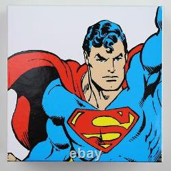 2016 $20 DC Comics Originals Man of Steel Superman 1 oz Pure Silver Color Proof
