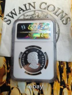 2016 $25 Canada Silver Proof Piefort Ngc Pf69 Uc Coat Of Arms Piedfort E10-168