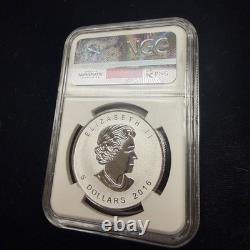 2016 $5 CANADA REVERSE PROOF 1oz SILVER MAPLE LEAF NGC PF70 PANDA PRIVY