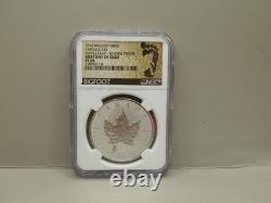 2016 Bigfoot Privy Canada Silver $5 Maple Leaf Ngc Pf69 First Day Issue
