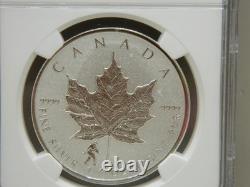 2016 Bigfoot Privy Canada Silver $5 Maple Leaf Ngc Pf69 First Day Issue