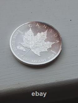 2016 Canada 1 oz Silver Reverse Proof V Tank Privy Rainbow Toned WWI Coin