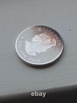 2016 Canada 1 oz Silver Reverse Proof V Tank Privy Rainbow Toned WWI Coin