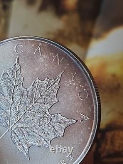 2016 Canada 1 oz Silver Reverse Proof V Tank Privy Rainbow Toned WWI Coin