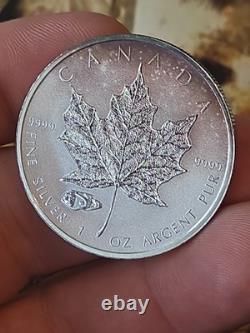 2016 Canada 1 oz Silver Reverse Proof V Tank Privy Rainbow Toned WWI Coin
