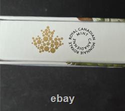 2016 Canada $100 for $100 Cougar 1 oz. 9999 Fine Silver Matte Proof Coin RCM Box