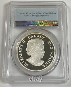 2016 Canada $20 1 oz Red Tailed Hawk Colorized Proof Silver Coin PCGS PR70 UCAM