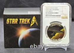 2016 Canada $20 50 Year Anniversary Enterprise Ngc Pf70 Uc 999 Silver Coin