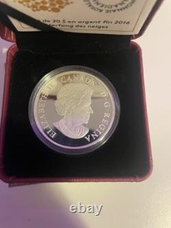2016 Canada $20 Fine Silver Coin Snowy Owl RB