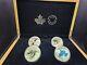 2016 Canada $20 Migratory Birds 1oz Silver 4 Coin Set With Wooden Case-No COAs