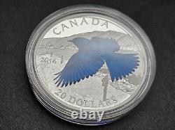 2016 Canada $20 Migratory Birds 1oz Silver 4 Coin Set With Wooden Case-No COAs