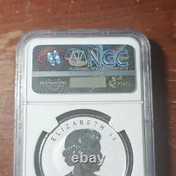 2016 Canada $5.9999 Silver Maple Leaf Reverse Proof Mark-V Tank Privy NGC PF69
