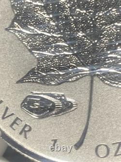 2016 Canada $5 Silver Reverse Proof Maple Leaf. 9999 NGC PF70 FDI Tank Privy Mr