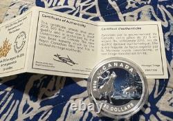 2016 Canada GEOMETRY IN ART The CARIBOU 1 Oz 999.9 FINE SILVER $20 Coin