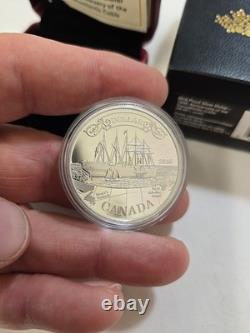 2016 Canada Proof Silver Dollar Transatlantic Cable Anniversary WithBox And Coa