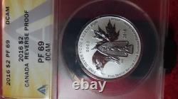 2016 Canada Silver Reverse Proof First Special Service Force USCanada ANACS PF69